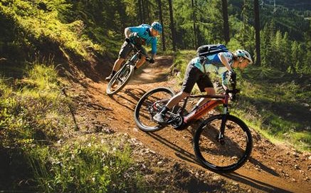 e-MTB trail riding